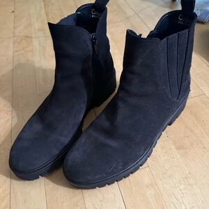 Gabor - Black Suede Ankle Boots